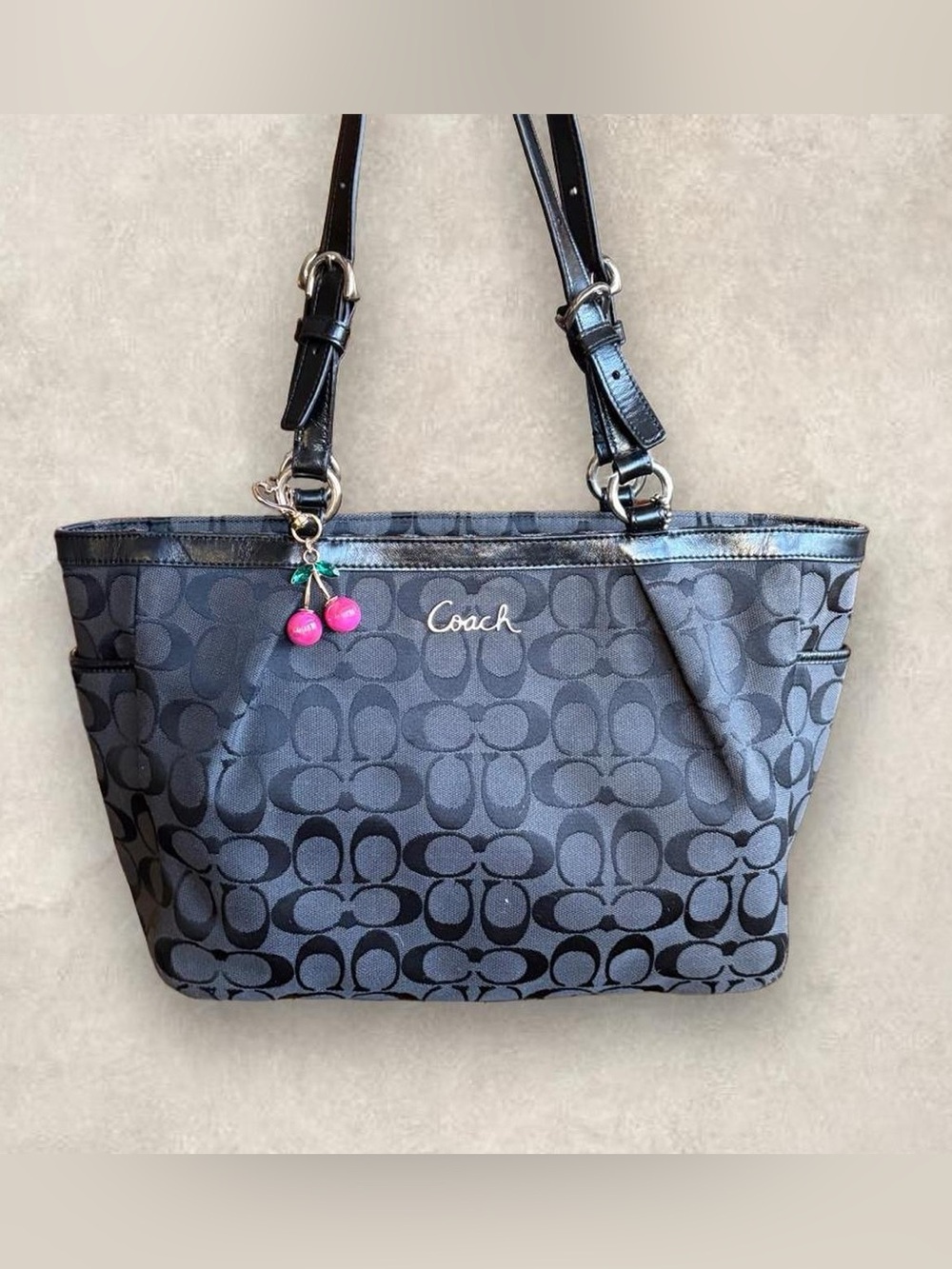 Vintage Y2K Coach Gallery Signature East West Tote Bag